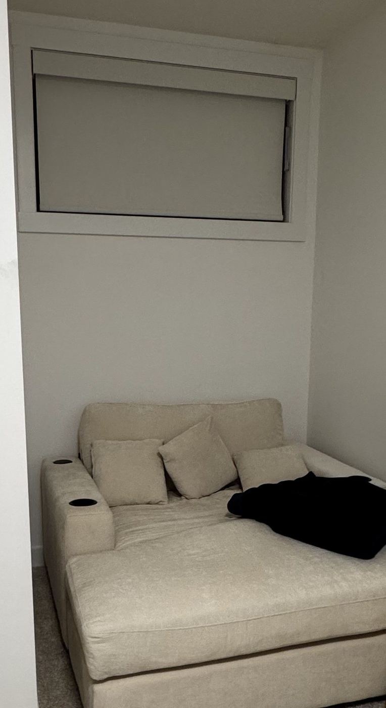 The reading chair in the corner of the bedroom